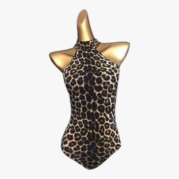 M133 Leopard Halter Practice Top